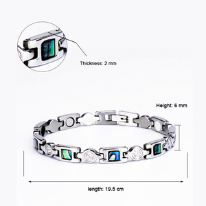 Nuovo arrivo all'ingrosso gioielli magnetico equilibrio braccialetto di guarigione bracciale personalizzato 316L in acciaio inox per gli uomini e le donne - Product Image 3