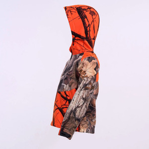 Digital Camouflage Hunting Jacket <b>Mens</b> <b>Long</b> Sleeve Outdoor Utility Fieldwear Rip-Stop Cotton Polyester OEM Custom <b>Coat</b> - Product Image 2