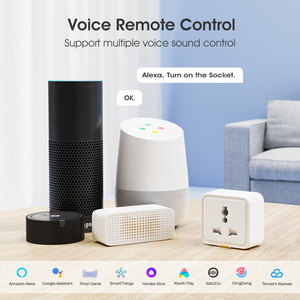 Prise intelligente universelle Tuya Zigbee pour maison connectée (RU, UE, US) avec moniteur de consommation 16A, compatible <span class=keywords><strong>Tasmota</strong></span>, contrôle vocal via application, fonctionne avec Alexa et Google Home - Product Image 5