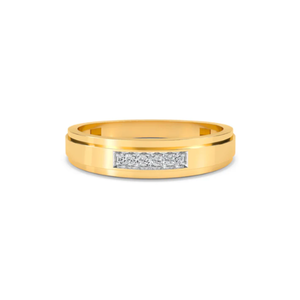 Bague élégante pour homme avec diamant rond brillant, design sophistiqué, parfaite pour les occasions spéciales, le port quotidien ou comme cadeau - Product Image 1