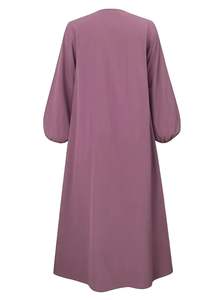 Nouvelle vente en gros Abaya de haute qualité modeste à manches longues et longueur au sol pour femmes Prix bas Musulman 2 pièces - Product Image 6