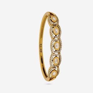 กำไลข้อมือแฟชั่นคุนดัน - คุนดัน คาด้า ดีไซน์หรูหรา - Product Image 1