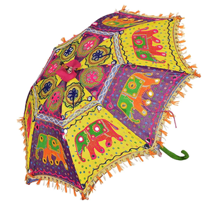 Boho-Chic Patchwork, โทนสีเอิร์ธโทน, วงกลมรายละเอียดและร่ม rajasthani ดีไซน์กระจก, จำหน่ายในราคาขายส่ง - Product Image 4