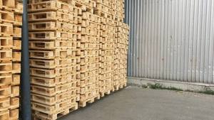 พาเลทไม้ยูโร epal มาตรฐาน1200x800พาเลทไม้ไม้สนแบบหน้าเดียวพลาสติก4ทาง - Product Image 3