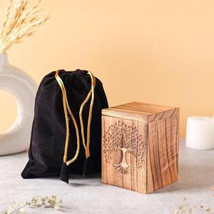 Urna de cremación personalizada hecha a mano para adultos, Memorial de madera de alta calidad para cenizas, construcción de Metal personalizada para humanos - Product Image 1