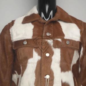 2025 ropa de abrigo de invierno de peso pesado ropa de calle transpirable High Street chaqueta de pelo de vaca de cuero Original para hombres - Product Image 4