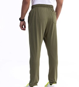 Pantalon en coton/polyester de qualité supérieure pour hommes coupe régulière entraînement maison porter pantalon confortable et respirant avec poches - Product Image 6