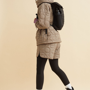 เสื้อแจ็คเก็ตปักเป้ายาวผู้หญิงเสื้อโค้ทที่ยั่งยืนสั่งทําคุณภาพสูงแจ็คเก็ตผู้หญิงคลุมด้วยผ้า - Product Image 3