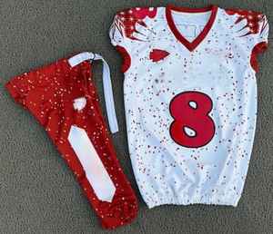 Uniformes Totalmente Personalizados, Transpirables, Talla Personalizada, Cómodos, Alta Calidad, Precio Razonable, Uniforme de Fútbol Americano - Product Image 2