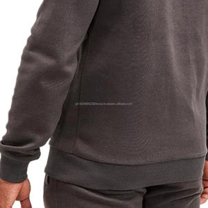Vêtement de sport en gros OEM pour hommes, ensemble en coton et polyester, survêtement pour hommes, fabrication de logo personnalisé en gros - Product Image 6