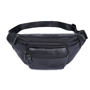 2026 HOT SALE 100% Genuine COWHIDE LeatherJacket Waist Bag OEM Factory Customize Travel Bag - Product Image 1