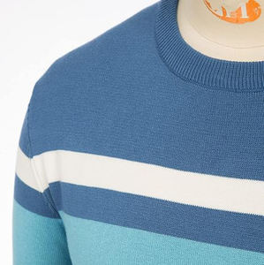 เสื้อสเวตเตอร์คอกลมปักลายสำหรับผู้ชาย, เสื้อสเวตเตอร์ผ้าฝ้าย100% พิมพ์ลายดิจิตอลสำหรับฤดูหนาว - Product Image 4