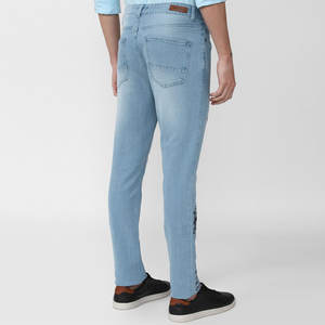 2025 pantalones vaqueros teñidos lisos para hombre, estilo atractivo, pantalones vaqueros de moda para hombre, fabricante de Pakistán, pantalones vaqueros para hombre - Product Image 3