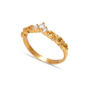 Anillo Royal Crown Twist Cluster, Joyería Turca Hecha a Mano al por Mayor en Plata de Ley 925 - Product Image 3
