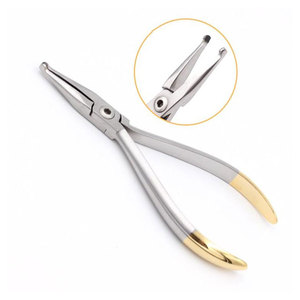 Dental, set, quirúrgico, instrumentos Fórceps de ortodoncia dental Cabeza recta, fórceps de sujeción de alambre de arco Curvo - Product Image 2