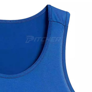 Camiseta sin Mangas de Punto para Hombre, de Alta Calidad, Talla Grande, Ligera, Transpirable, Estilo Urbano, 100% Algodón - Product Image 4