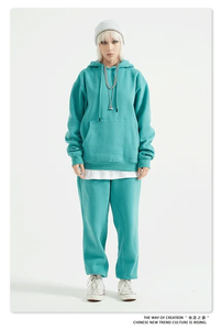 Blank 400/500 Gsm Heavyweight Drop Shoulder <b>Cropped</b> Pullover Hoodie Manufacturers 100% Cotton Oversized Puff Print Boxy Hoodie - Product Image 3