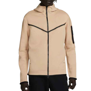 Sudaderas con cremallera al por mayor con logotipo y diseño personalizados de alta calidad 100% algodón transpirable ligero con cremallera para hombres - Product Image 1