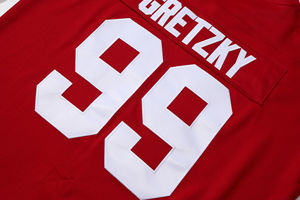 Camiseta de hockey hecha a medida del equipo juvenil 2024, impresión sublimada totalmente personalizable, servicio OEM ODM, ropa deportiva, camiseta de hockey sobre hielo - Product Image 5