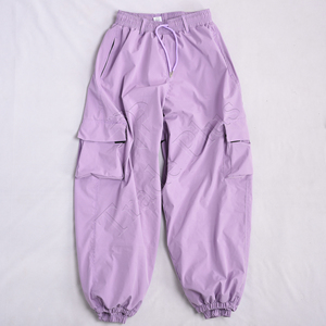 Pantalon de ski unisexe imperméable et respirant 100% polyester avec doublure en nylon, pantalon de snowboard d'hiver - Product Image 1