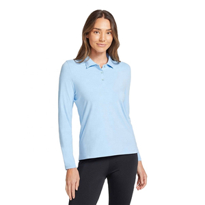 2026 Wholesale Regular Fit Button Collar Quick Dry <b>Polo</b> <b>Shirt</b> Best Quality <b>Polo</b> t <b>Shirts</b> For <b>Womens</b> in Custom Size & Colors - Product Image 2