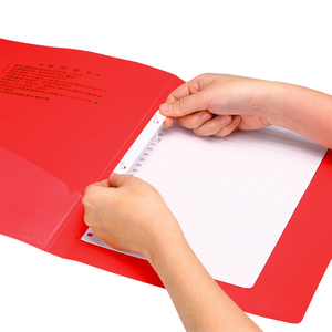 Solution pratique de attaches autocollantes en plastique blanc non magnétique pour classement - Product Image 1