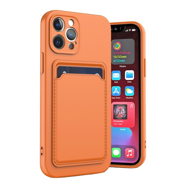 Liquid Silicone Wallet Case for iPhone 17 PRO MAX 16 15 12 13  Card Holder Slot Case for iPhone XR Xs 8 Plus Slim Pocket Cover