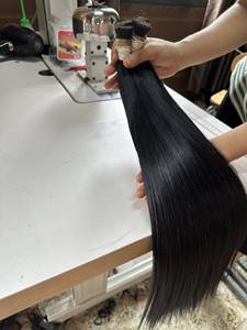 Extensiones de cabello humano vietnamita a granel 100 Virgen Remy Natural Wave Bone Extensiones de cabello liso Doble dibujado Proveedores de cabello crudo Lujo sedoso - Product Image 5