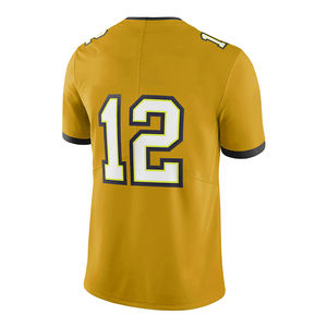 Camiseta de fútbol americano sublimada elegante hecha a medida, ropa de equipo para hombres y mujeres, camiseta de fútbol americano para deportes OEM - Product Image 3