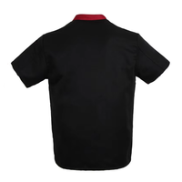 Veste uniforme homme/femme sur mesure, manches courtes, pour chefs de restaurant et bar
