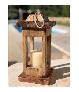 Farol de Vela de Madera y Vidrio de Estilo Vintage para Decoración de Jardín al Aire Libre, en Oferta, Exportador Mayorista a Todo el Mundo - Product Image 2