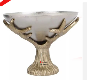 Saladier et bol de service de nourriture en acier inoxydable en métal de qualité supérieure pour restaurant et bar d'hôtel - Product Image 3