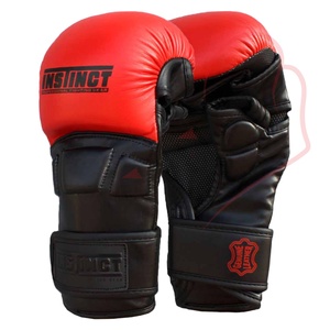 ถุงมือต่อยมวย MMA สำหรับฝึกซ้อม ขายส่ง คุณภาพสูง หนังแท้ น้ำหนักเบา ระบายอากาศได้ดี รับผลิตตามแบบ (OEM) สำหรับมวย บราซิลเลียนยิวยิตสู และ MMA - Product Image 1