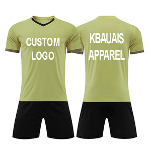 Custom Eco-Friendly Athletic Soccer Wear Set for Men Cotton/Polyester Blend Custom Logo & Team Details OEM Service - Product Image 3