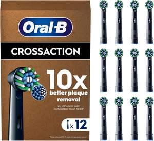 Têtes de brosse à dents électriques Oral-B Pro Cross Action Original, poils en forme de X et angulaires pour une élimination plus profonde de la plaque dentaire, lot de 12 - Product Image 4