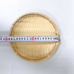 Ensemble de plateaux en bambou faits à la main Décoration de table de style traditionnel écologique pour la cuisine et la décoration intérieure - Product Image 4