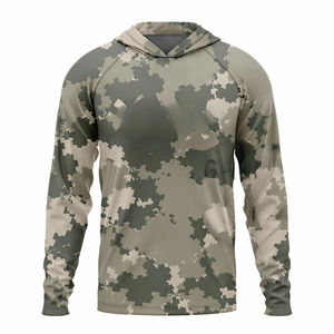 Venta al por mayor OEM personalizado Unisex Camo Hoodies camuflaje Sudadera con capucha caza Camo patrón secado rápido transpirable caza sudaderas con capucha - Product Image 5