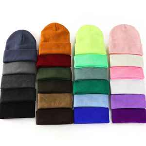 Knits Manufacturers Wholesale Premium Quality Acrylic Knitted Hats ,many Colors Fisherman Beanie Cap Ronpex - Product Image 6