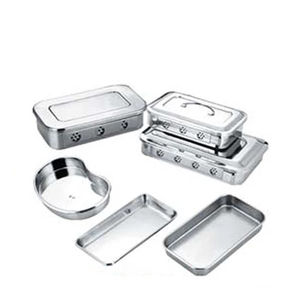 Bandejas médicas Hollowware de acero inoxidable más vendidas de instrumentos quirúrgicos Básicos aprobados por CE ISO - Product Image 2