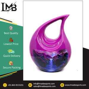 Proveedor listo en existencias a granel que vende urnas de cremación en forma de lágrima con acabado personalizado de estilo americano/urnas para cenizas conmemorativas a bajo precio - Product Image 4