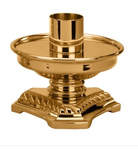 Decoración de mesa, candelabro de Altar católico de latón, artículo decorativo de iglesia para decoración religiosa - Product Image 4