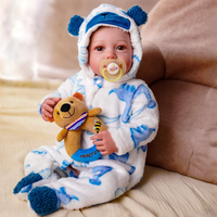 Poupée Bébé Reborn Garçon Réaliste 20 pouces en Silicone et Vinyle Babeside – Vente en Gros Direct Usine, Stock Prêt à Expédier, Faible MOQ