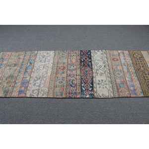 Alfombra de 2.5x8.5 pies, Alfombra Turca, Alfombra Marroquí Azul - Product Image 3