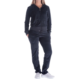 Ensemble de survêtement pour femme en velours personnalisé avec imprimé strass, hiver, 2 pièces, sweat-shirt à capuche, pantalon droit, écologique, grande taille - Product Image 3