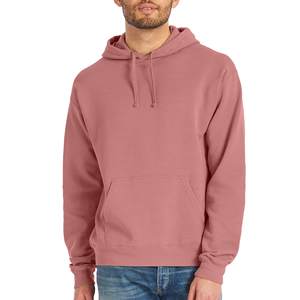 Sweats à capuche pour hommes de qualité de luxe 100% coton pull uni lourd coupe surdimensionnée avec cordon de serrage sweats à capuche imprimés de logo personnalisé hommes - Product Image 4
