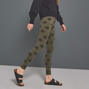Leggings de yoga personnalisés pour femmes, taille haute, couleur unie, décontractés, longueur intégrale, tricotés, séchage rapide, respirants, commande en gros, marque privée, tous modèles - Product Image 5