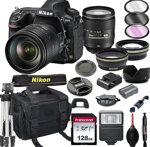 Appareil photo reflex numérique Nikon D850 FX 2025 avec objectif AF-S ED VR 24-120 mm f/4G + carte Pro 64 Go et accessoires supplémentaires - Product Image 3