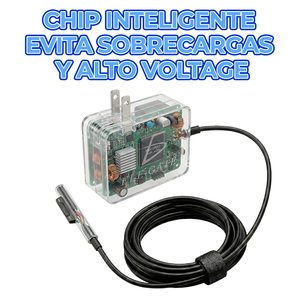 Alimentatore 24W 12V 2A per Microsoft Surface Pro 3 Pro 4, in Lega di Alluminio, Presa EU Standard, Uscita 5V/1A, Potenza 90W - Product Image 2