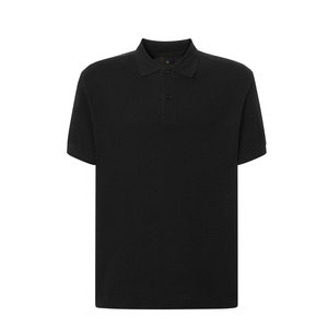 Polo à manches courtes pour hommes, motif solide, respirant, tricoté, à porter au quotidien pour l'été avec revers contrastés - Product Image 2