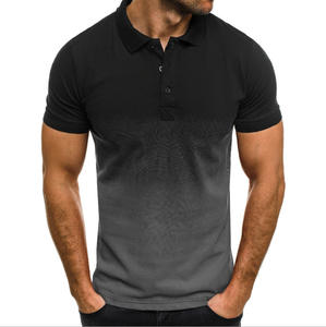 T-shirt polo vierge respirant en coton de haute qualité et à la mode, polos unis doux, polos avec logo personnalisé, nouvel arrivage - Product Image 5